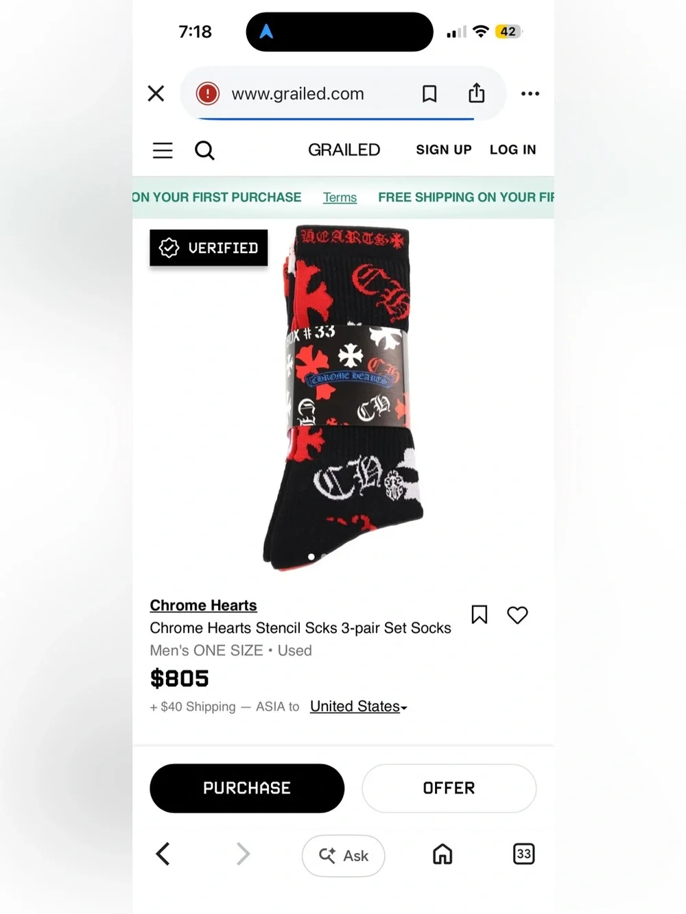 New! Chrome Hearts Black Socks with White Gothic Logo